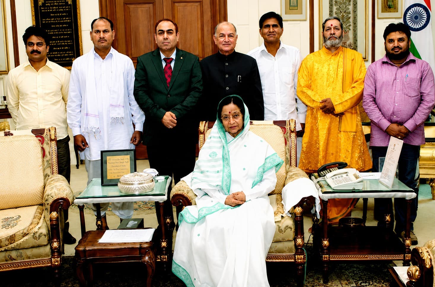 Meeting with The Former President, Smt. Pratibha Devi Singh Patil