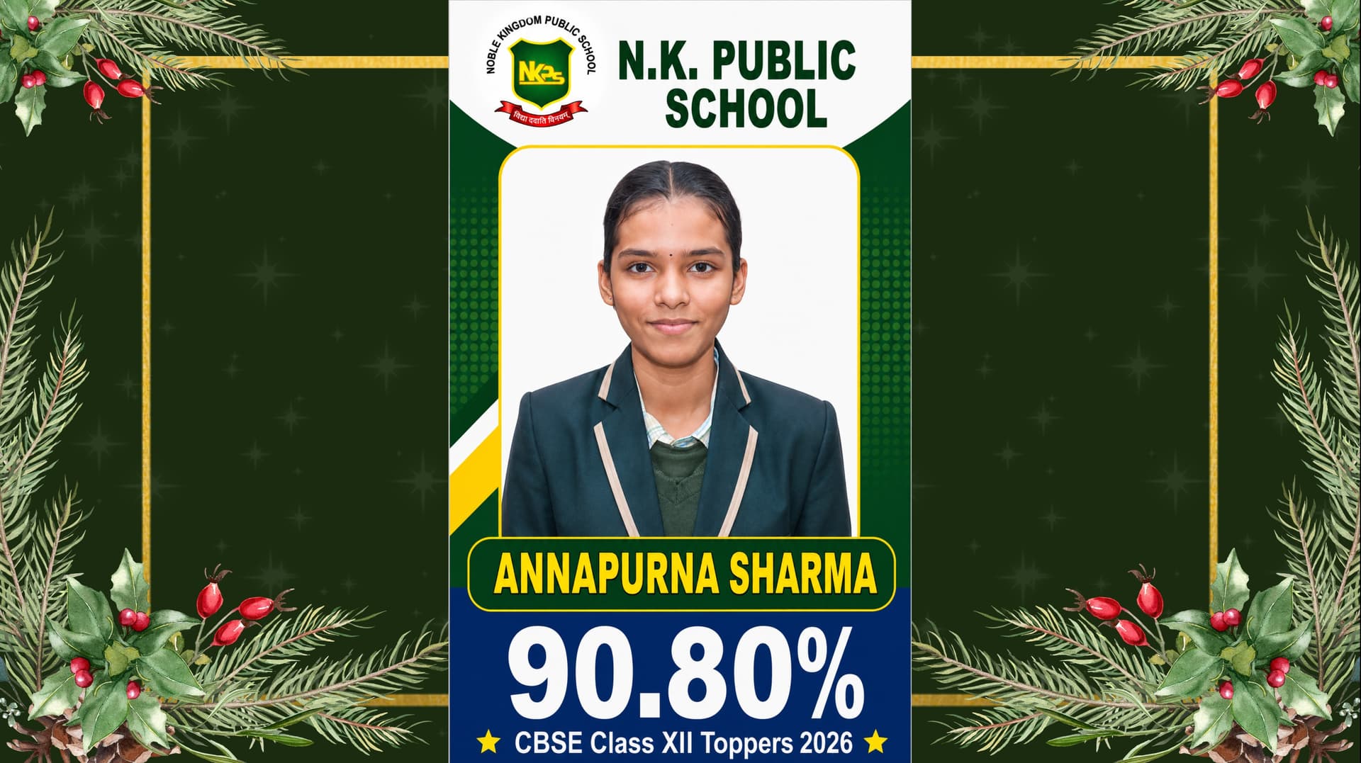TOP SCHOOL RANKERS OF CLASS XII CBSE EXAM 2026